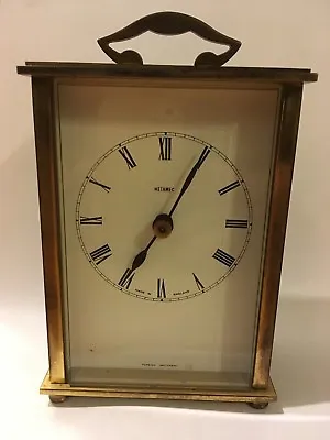 £35 • Buy Metamec Carriage Clock Brass Transistor Battery 1970s