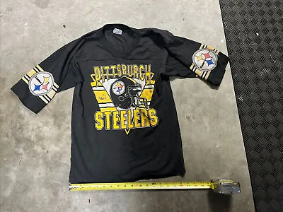 Vintage Pittsburgh Steelers Single Stitch Shirt Adult SMALL Late 70’s Early 80’s • $19.99