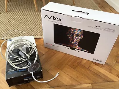 Avtex W195ts-u 19.5  12v/240v Motorhome Hd Freeview Satellite Smart Tv + Aerial • £325