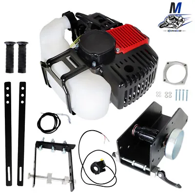 Bicycle Rear Friction Gasoline Engine For 43cc 2Stroke Bike Gas Motorized Engine • $124.55