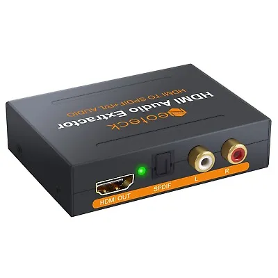 £12.99 • Buy Neoteck 1080P HDMI Converter Audio Extractor HDMI To HDMI Optical SPDIF RCA USB