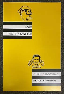 A Factory Sampler - Joy Division - Cabaret Voltaire - 11x17 Poster Print • $20