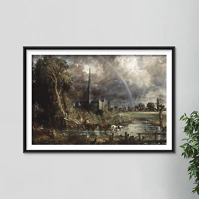 £17.50 • Buy John Constable - Salisbury Cathedral From The Meadows Art Print Painting Poster
