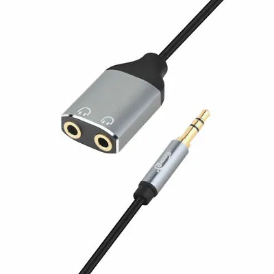 £5.56 • Buy Headphone Splitter Audio Cable 3.5mm 3-pole AUX Male Jack To 2 X 3.5mm Female