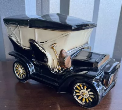 Vintage 60s McCoy Pottery Truck Model T Touring Car Cookie Jar/Canister Jar • $24