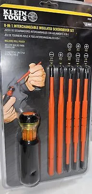 Klein Tools 32288 8-in-1 Insulated Interchangeable Screwdriver Set - 7 Piece • $49.99