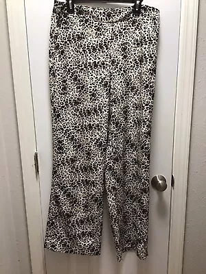 Vince Camuto Womens NWT Size 8 Cheetah Animal Print Flowy Pants • $17.95