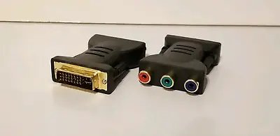 $5.75 • Buy NEW - DVI-I Male To 3 RCA Female Component AV Connector Converter Adapter