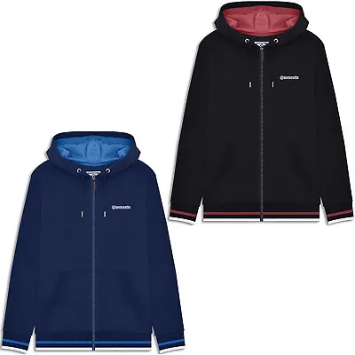 Lambretta Mens Full Zip Twin Tipped Hooded Sweatshirt Hoody Hoodie Jacket • £32