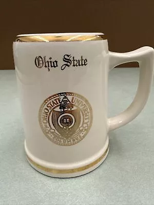 Vintage W. C. Bunting Co Ohio State Pottery Ceramic Beer Stein Free Shipping • $34.99