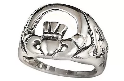 Sterling Silver Men's Claddagh Ring (R436) • $40