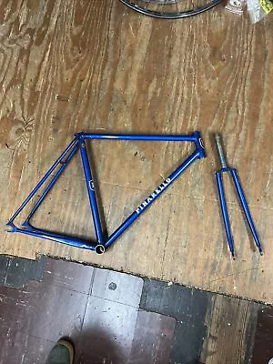 Vintage Pinarello Pista Frame 52 Cm Blue Original Paint • $900