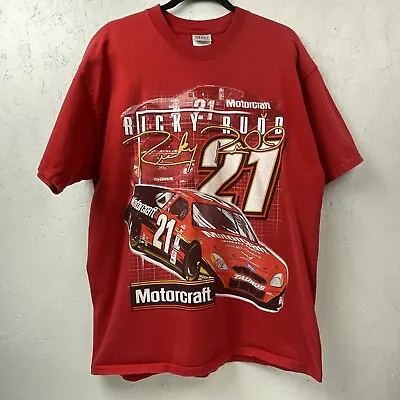Vintage Ricky Rudd Motorcraft NASCAR T Shirt Men’s Size Extra Large • $30