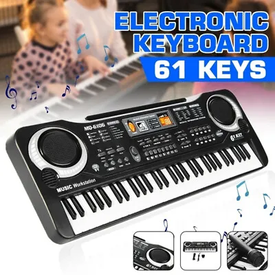 61 Keys Digital Music Electronic Keyboard Kid Electric Piano Musical Instrument • $25.99