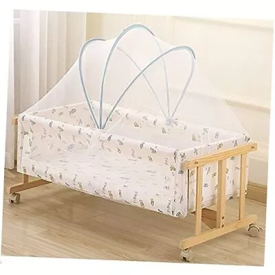 Crib Mosquito Net Breathable Crib Netting Canopy Universal Size Crib B-white • $33.58