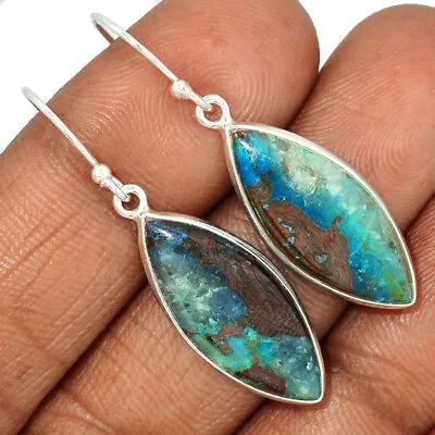 Natural Quantum Quattro - USA 925 Sterling Silver Earrings Jewelry CE26806 • $11.99