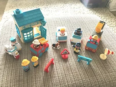 Elc Happyland Police Station Car Bike Fire Engine Police Man Roadworks Sounds  • £34.99