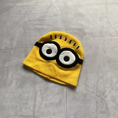 Y2K Minion Yellow Trapper Hat Cap Anime Japanese Style Gorpcore Style Oakley 90s • $34.20