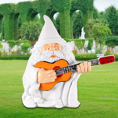 $9.91 • Buy Naughty Garden Gnome Statue Smoking Middle Finger Dwarfs Yard Lawn Decor Gift