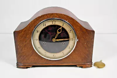 Vintage 1928 Art Deco Foreign Haller Mantle Clock. Broken Main Spring. Faulty. • £97.97