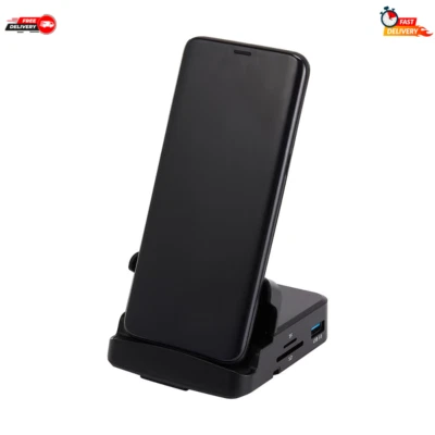 $17.05 • Buy 8 In 1 USB Hub Phone Stand And Charger USB C USB 2.0 USB 3.0 HDMI SD Card Slot 