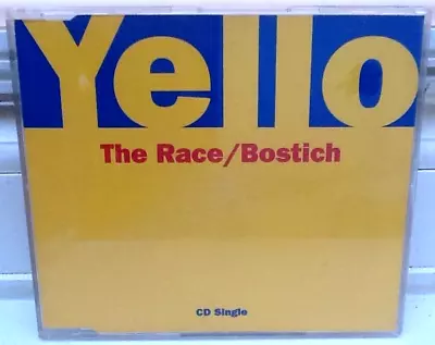 YELLO THE RACE (3 Different Versions) / BOSTICH 4-Track CD Extended Play Single • £8.99