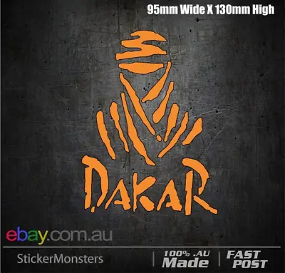 DAKAR Sticker Decal Vinyl Rally Car 4x4 Motorcycle Bike Truck Off Road • $4.24