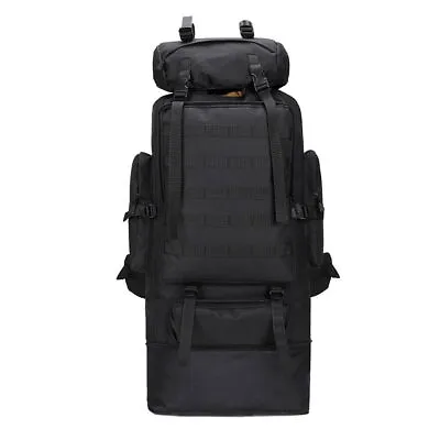 100L Military Molle Tactical Backpack Rucksack Camping Hiking Bag Outdoor Travel • $29.98