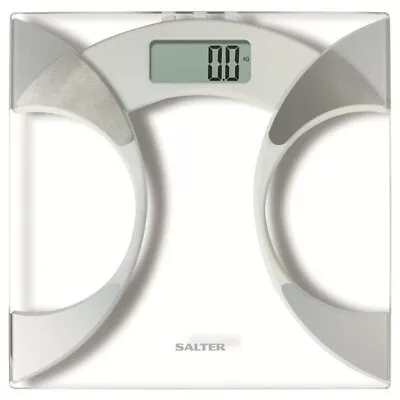 Salter Ultra Slim Analyser Bathroom Scale Digital Tough Glass BMI • £19.99