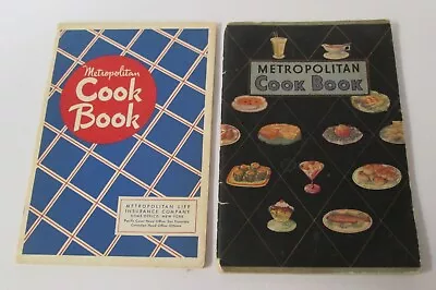 METROPOLITAN COOK BOOK Lot Of 2 - 1948 & 1 Older - Paper Covered • $5