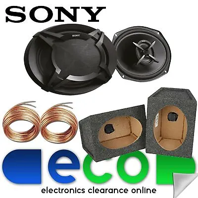 £84.99 • Buy SONY XS-FB6920E 2-Way 6x9  840 Watts Car Speakers & 6x9 Grey Pod Box (Pair)