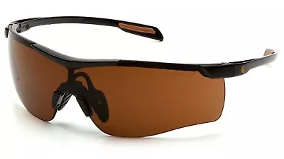 Carhartt Cayce Sandstone/Bronze/Brown Anti Fog Safety Glasses Sunglasses Z87+ • $11.54