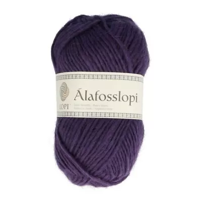 Lopi Alafosslopi Chunky  Icelandic Wool Purple   100g - 0163 • £14.99