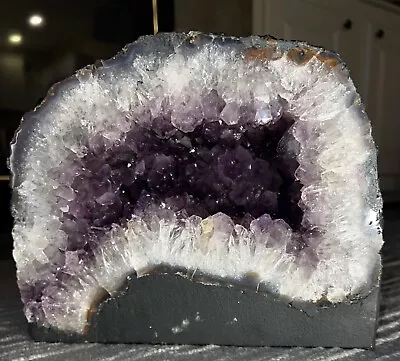 Large 22 Lb High-Quality Amethyst Crystal Cluster Cathedral Geode From Brazil • $299