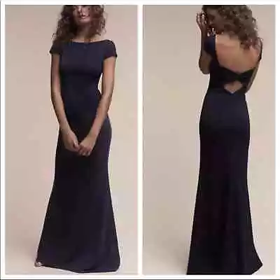 Bhldn Katie May Madison Gown Long Dress Navy 16 • $140