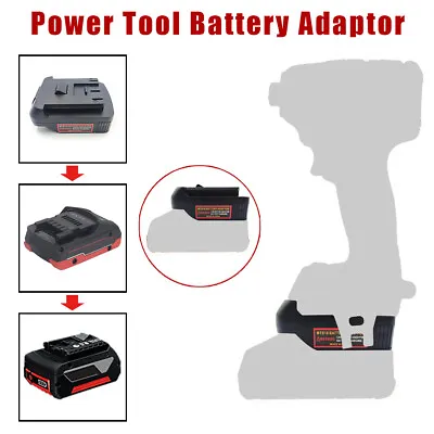 £15.11 • Buy Battery Adapter For Metabo 18V Li-Ion Battery To For Bosch 18V BAT Power Tools