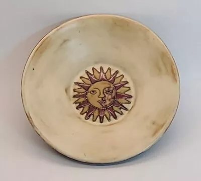 Artisan Mara Sun Design Pottery Bowl Handmade In Mexico Signed  8  MINT! • $11