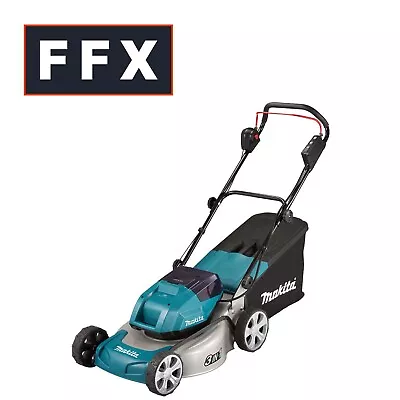 Makita DLM460Z  Twin 18v Brushless Lawn Mower Bare Unit Garden Cutting Mulching • £485.19