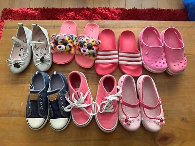 Huge Infant Size 10 & 11 Summer Shoes Vans Trainers Sandals Crocs Bundle • £4.99