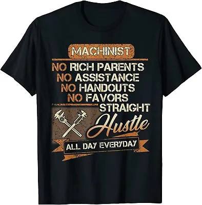 NEW LIMITED Funny Machinist For Men Premium Great Gift Idea Tee T-Shirt S-3XL • $23.27