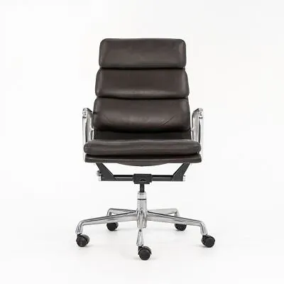 £1812.94 • Buy 1999 Herman Miller Eames Soft Pad Executive Desk Chair In Brown Leather 5x Avail