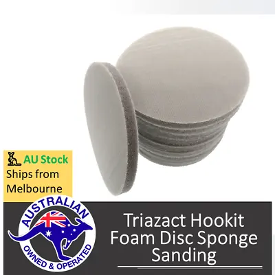 $3.79 • Buy 50mm 75mm 125mm 150mm 5  6  Foam Sanding Disc Sponge Trizact Abrasive Sandpaper