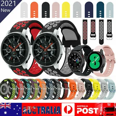 $8.54 • Buy 22mm Silicone Sport Watch Band Wrist Strap For SAMSUNG GALAXY Watch 46MM SM-R800