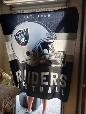 The Northwest Company NFL Raiders Soft Fleece Throw Blanket 50  X 60  • $15.29