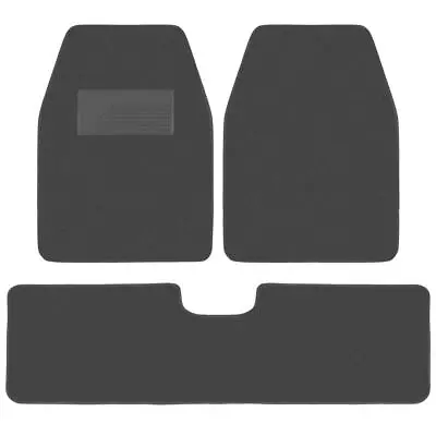 3 Piece Charcoal Heavy Duty Extra Thick Carpet Car Floor Mats For Car SUV Van • $26.95