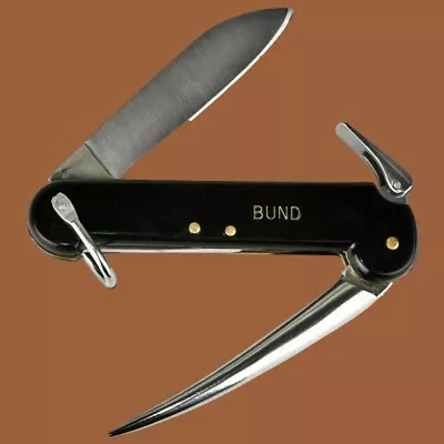 German Navy Sailor Pocket Knife Bund Rigging Marlin Spike Bordmesser • $34.99