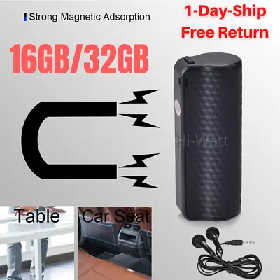 16/32GB Spy Digital Voice Activated Recorder Mini Hidden Audio Recording Device • $43.90