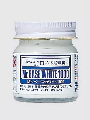 Mr. HOBBY #SF283 Base White 1000 Brush-On Primer - Gunze / GSI / Creos 40ml  • $5.99