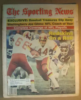 Sporting News-jan 24 1983-washington Redskins John Riggins-complete Magazine • $4.99