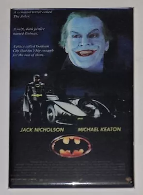 Batman 1989 Movie Refrigerator Magnet 2  By 3  Poster DC • $6.77